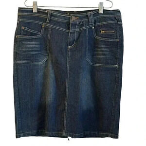 1826 jeans women’s denim dark wash skirt plus size 1x